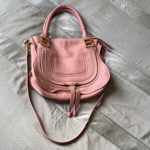 Chloe Blush Light Pink Marcie Medium Handbag